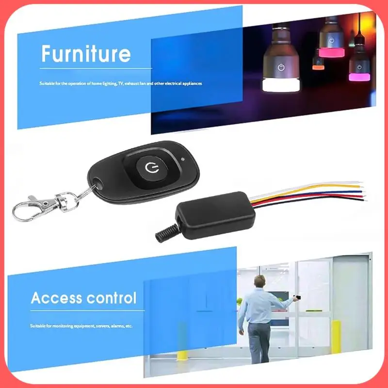 

X12A-DC5-12 В мини-реле, пульт дистанционного управления, небольшой контактный код обучения, беспроводной приемник-передатчик ASK 433 МГц