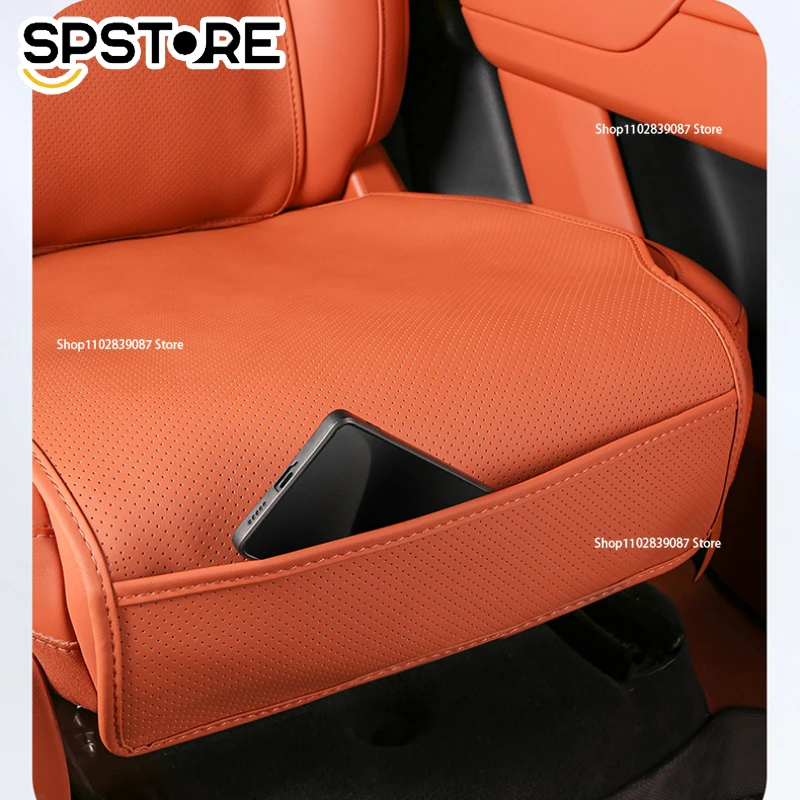 For Leading Ideal LiXiang  L7L8L9 seat cushion special rear seat protective cover for all seasons universal nappa leather