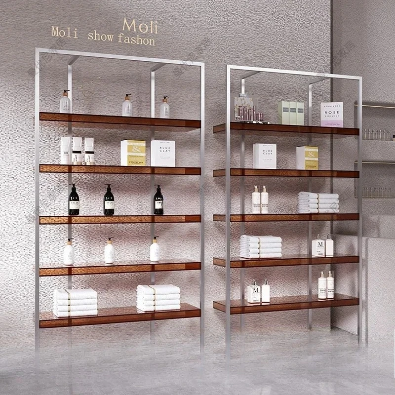 LHM   beauty salon storage rack commercial shoe and bag storage live stream display shoe store multi-layer shelves
