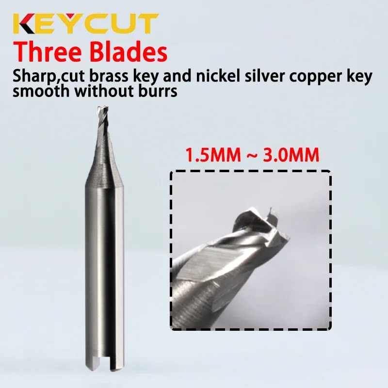 TRIAX Cutter W101 W114 W129 W133 End Mill Cutter Compatible with Silca Viper QUATTROCODE Key Cutting Machine Locksmith Tools