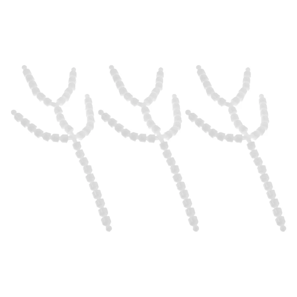 

3 Pcs Cotton Joints Puppet Frame White Plastic Body for DIY Craft