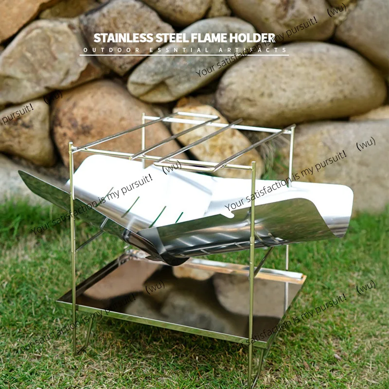 Ultra Light Foldable Easy Storage Incinerator Barbecue Grill Portable Stove Firewood Charcoal Barbecue Stove