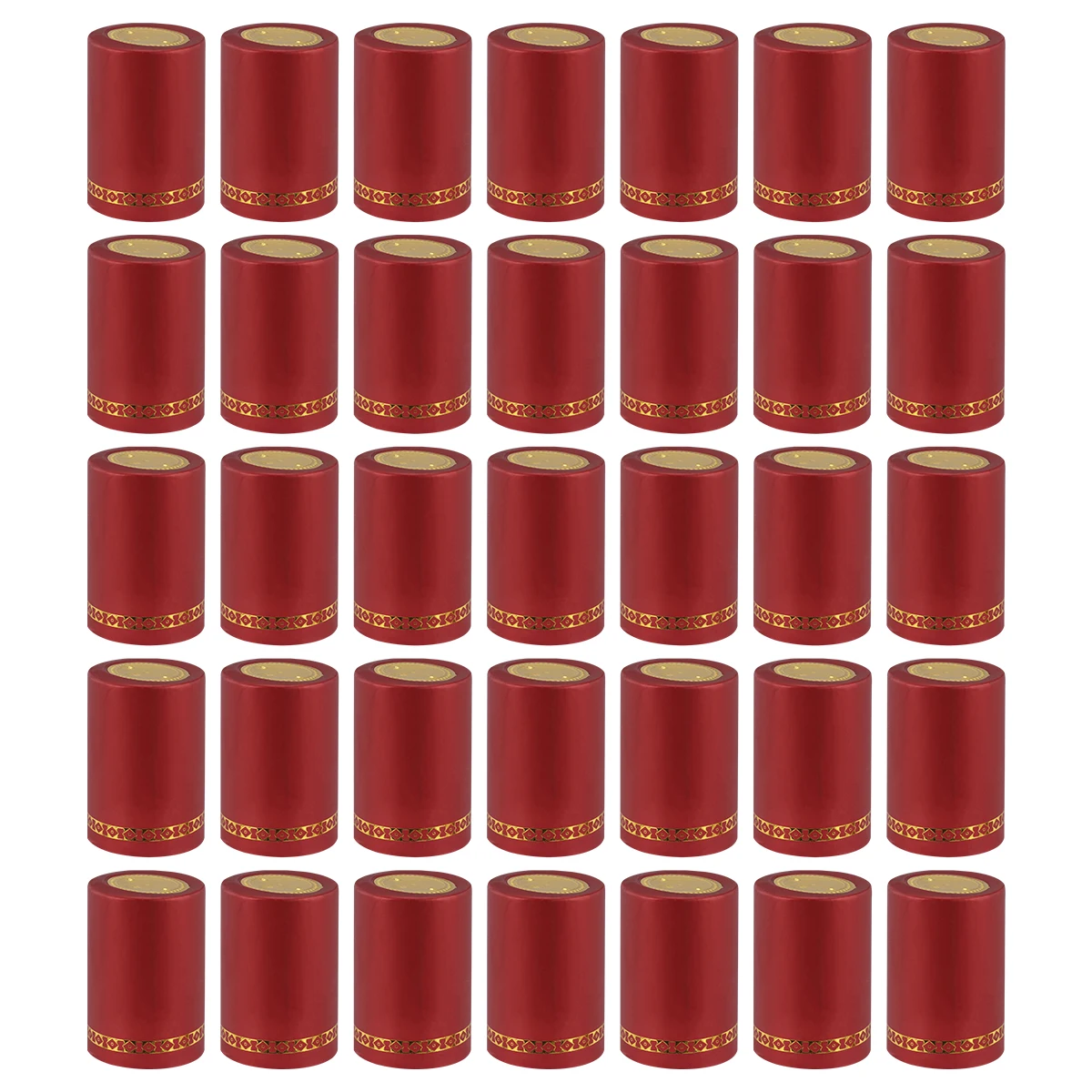 100pcs Heat Shrink Sealing Film Red Wine Bottle Sealed Cover Bottle Heat Shrinkable Capsules Bottle Cover Sealing Caps universal