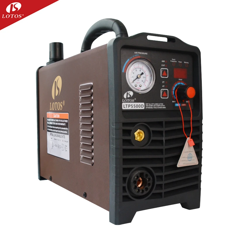 

Lotos LTP5500 Factory Price Cortadora Cnc Portable Plasma 110V /220V 12-15mm Cnc Non Hf Plasma Cutter Machine Portable