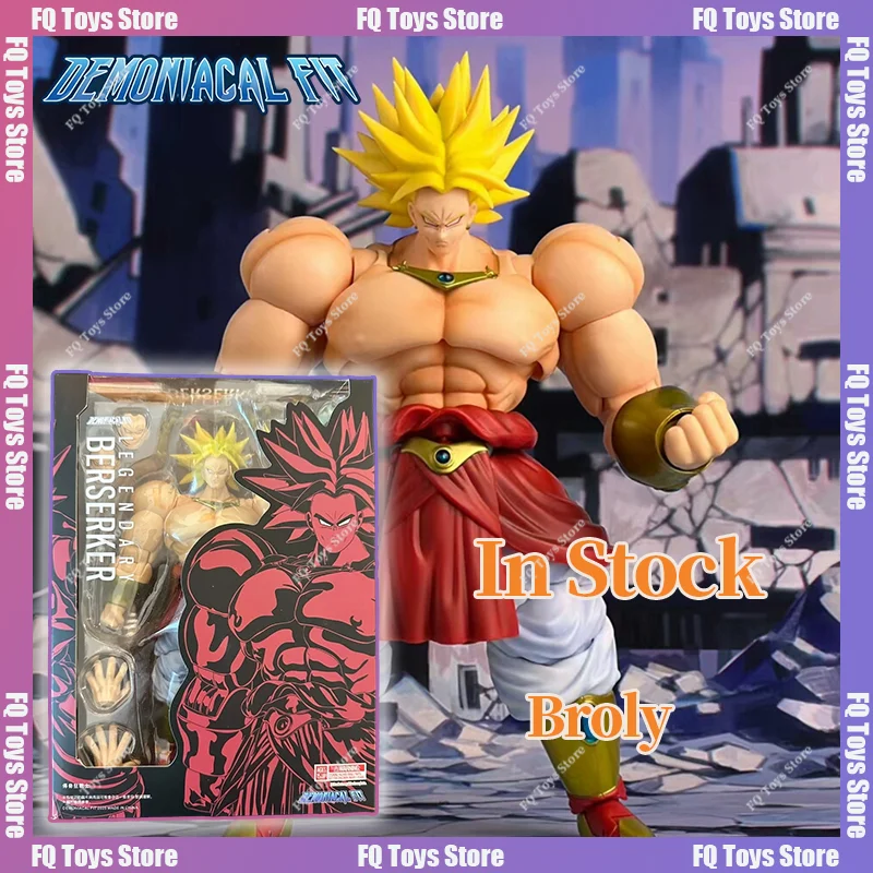 En Stock Dragon Ball Demoniacal Fit DF SHF SSJ legendario Berserker Broly figura de acción juguete modelo de regalo