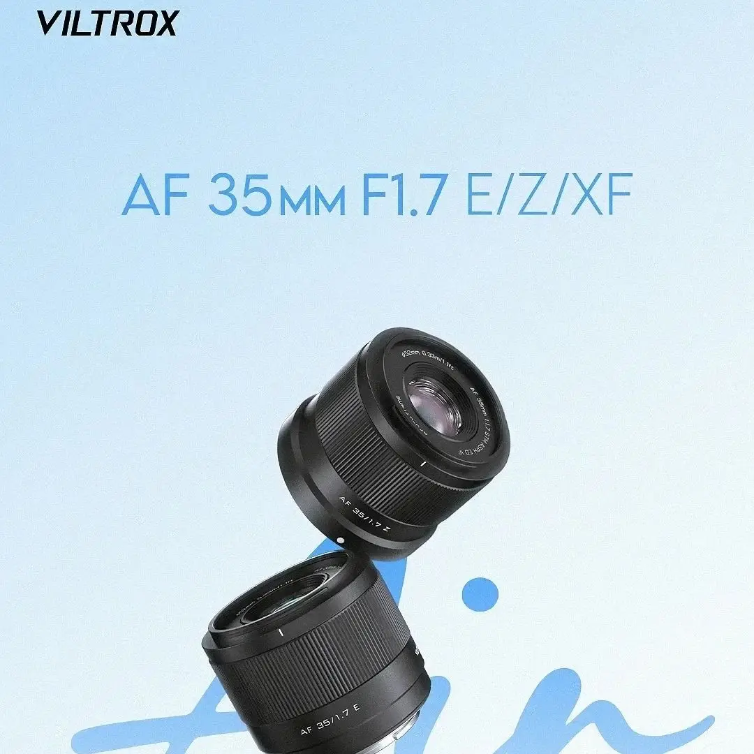 Lensa Kamera Fokus Otomatis VILTROX 35Mm F1.7 APS-C untuk Kamera Dudukan Fujifilm XF Sony E Nikon Z