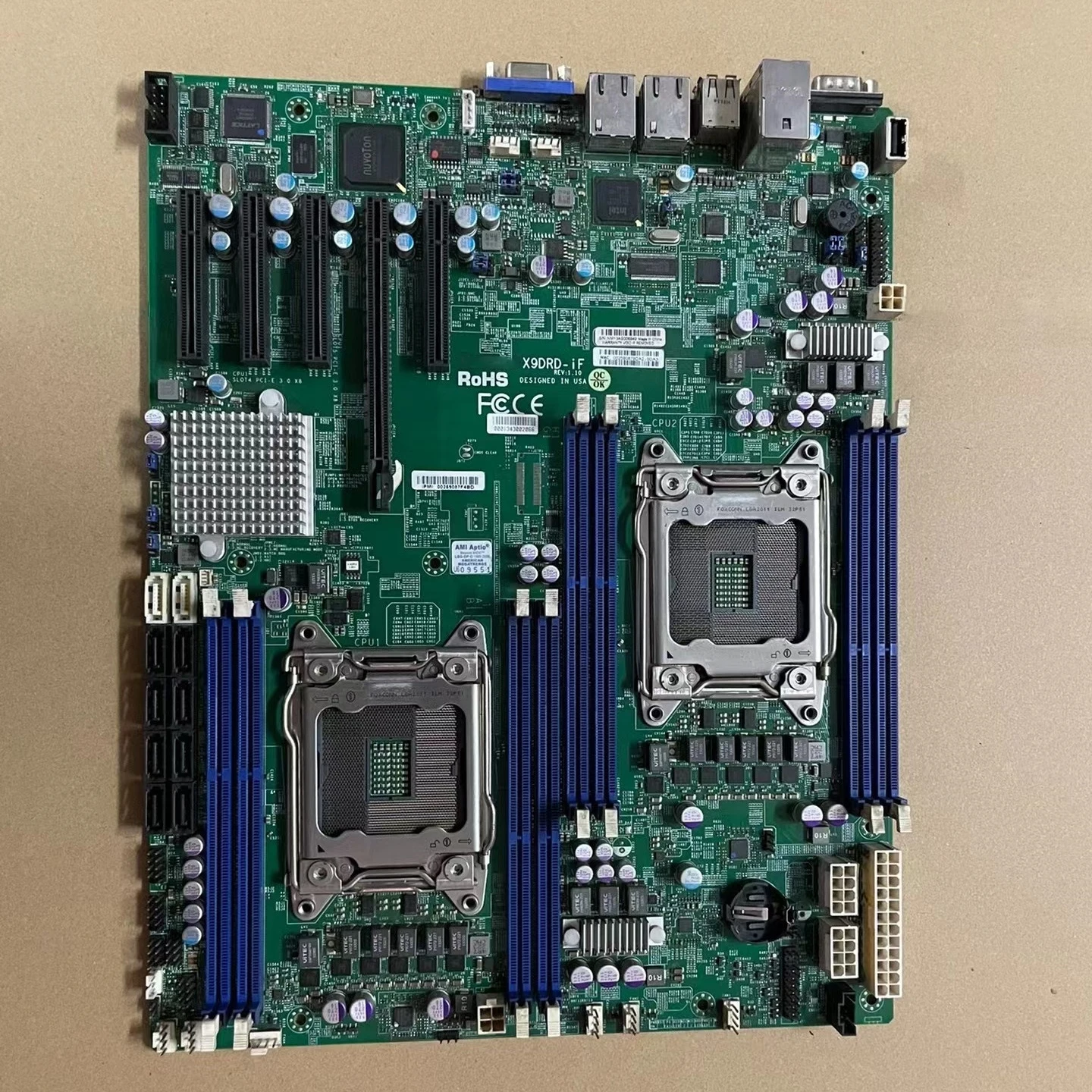 X9DRD-iF for Supermicro Motherboard,Xeon Processor E5-2600 V1 V2, i350 Dual port GbE LAN