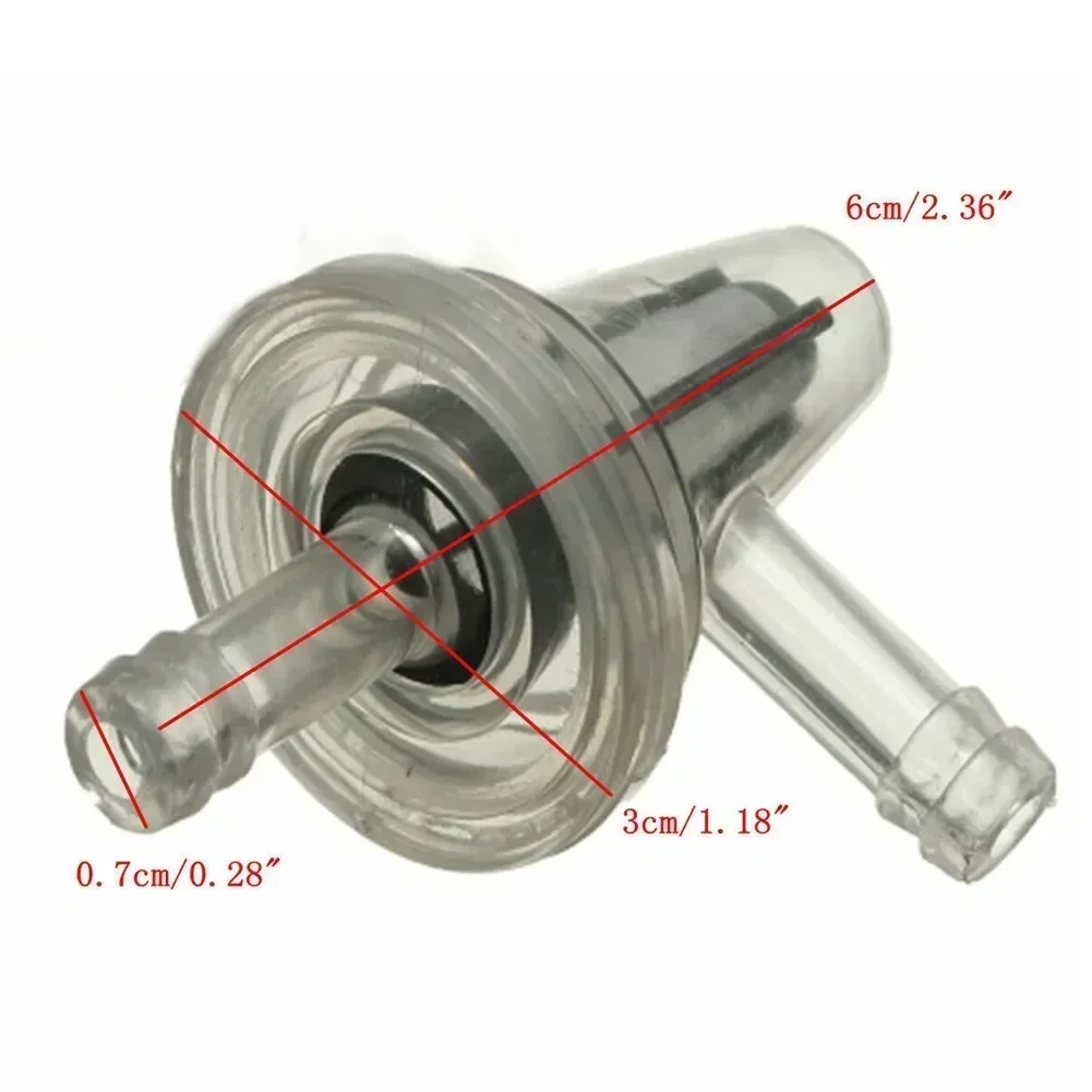 90° FUEL INLINE FILTER QUAD SCOOTER MX MOTORCYCLE MOTORBIKE TRIALS Clear Motorcycle Right Angle (90°) Fuel Filter accessories