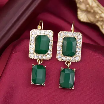 6 最佳銷售 酒紅色耳環 - №5