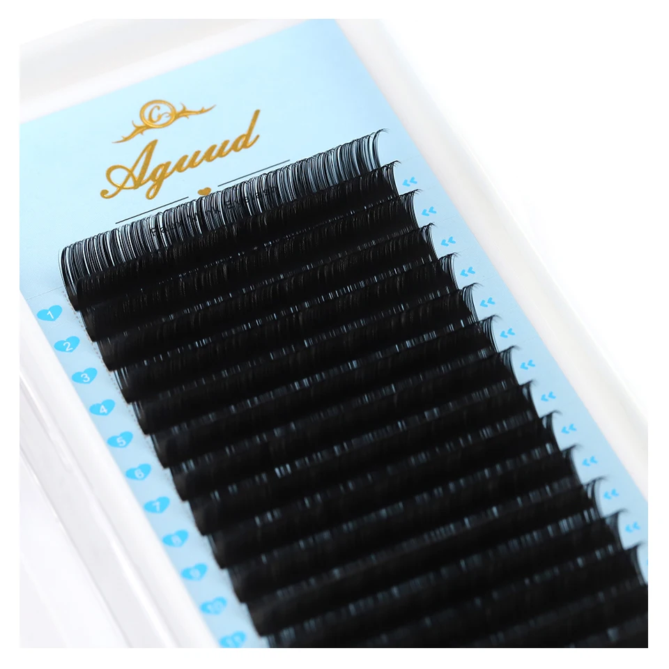 

AGUUD Premium Silky Volume & Classic Lash Extensions 5-25mm Individual Lashes Soft Matte Dark Professional Eyelashes Supplies