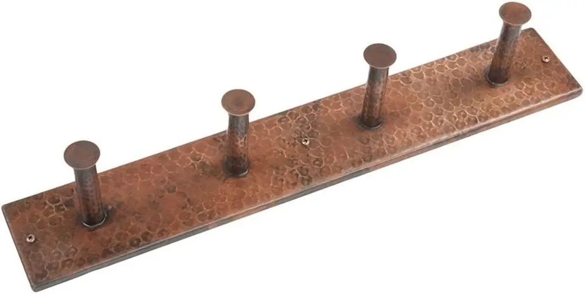 

RH4 Hammered Copper Quadruple Robe / Towel Hook, Oil Rubbed Bronze Edm soap Box cutter