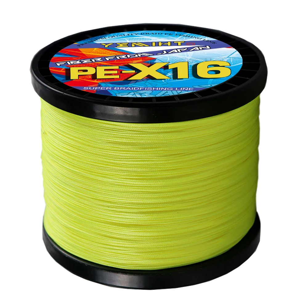 High Cost Performance Braided Fishing Line X16 Strands 300M Saltwater Weave Cord Tackle Abrasion Resistance 25-200LB 0.16-0.80mm