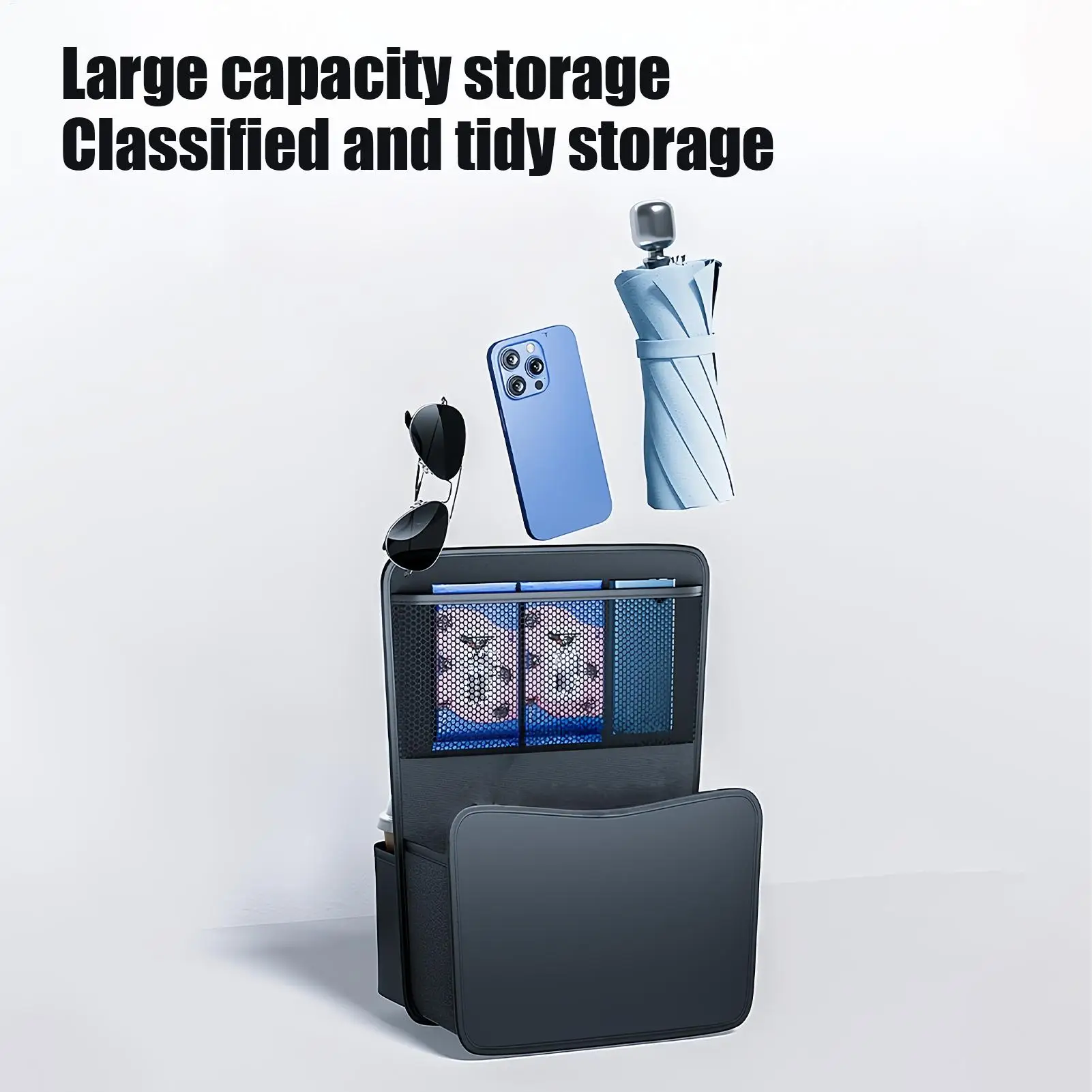 

Car Seat Organizer Front Seat Multifunctional Leather Console Storage Holder Organizer Holder For Console Front Seat For Phones