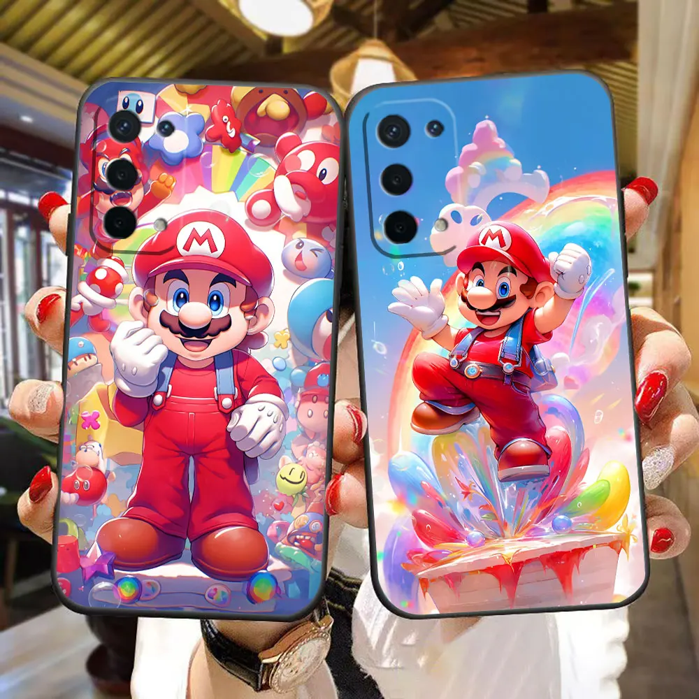 The Super M-Marios Bros Phone Case For OPPO A98 A94 A93 A92 A78 A76 A73 A71 A60 A57 A55 A54 A53 A16 A16K Case Funda Coque Shell 