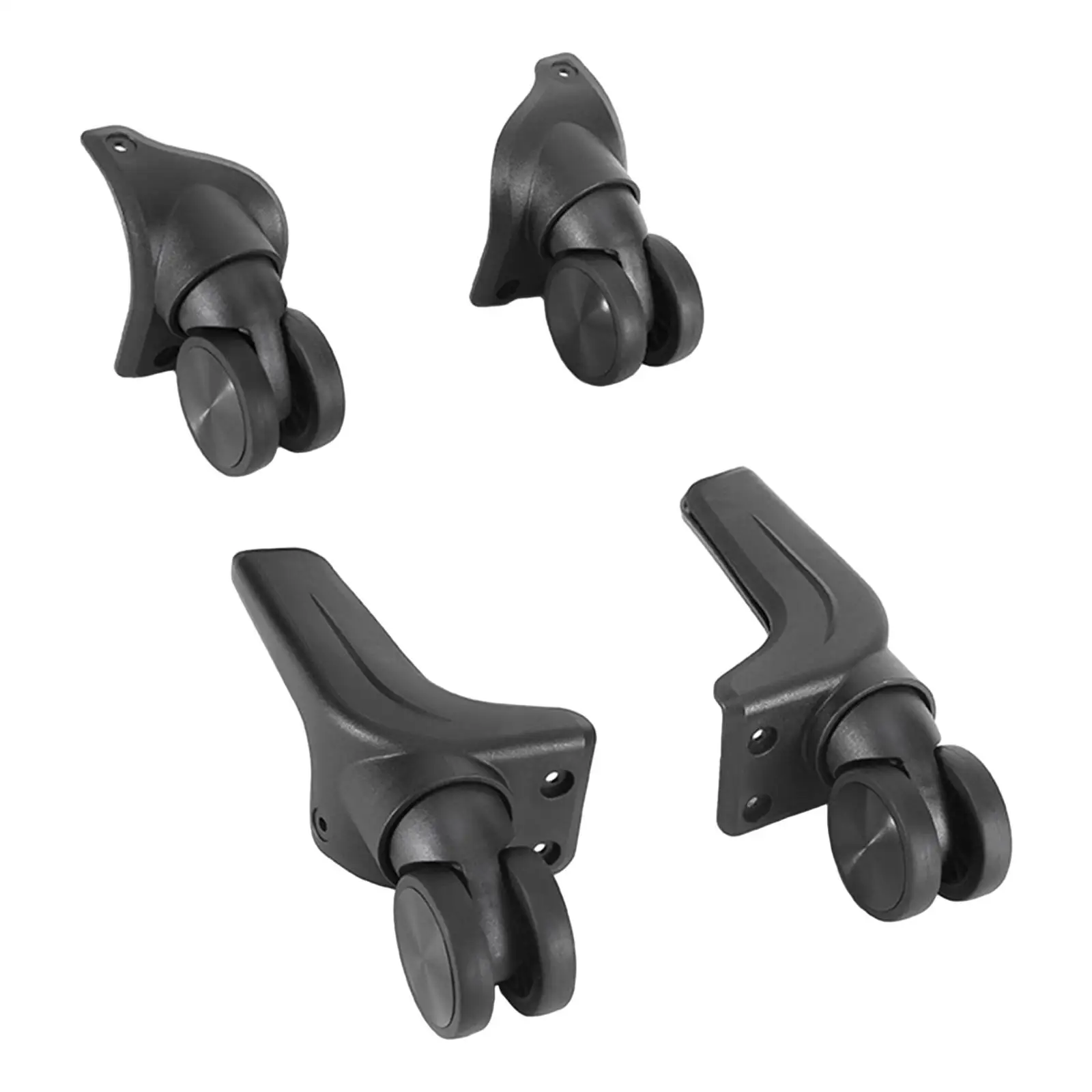 4 Pieces Replacement Luggage Suitcase Wheels Easy Installation Luggage Accessories Flexible Luggage Wheels Swivel Caster Wheels