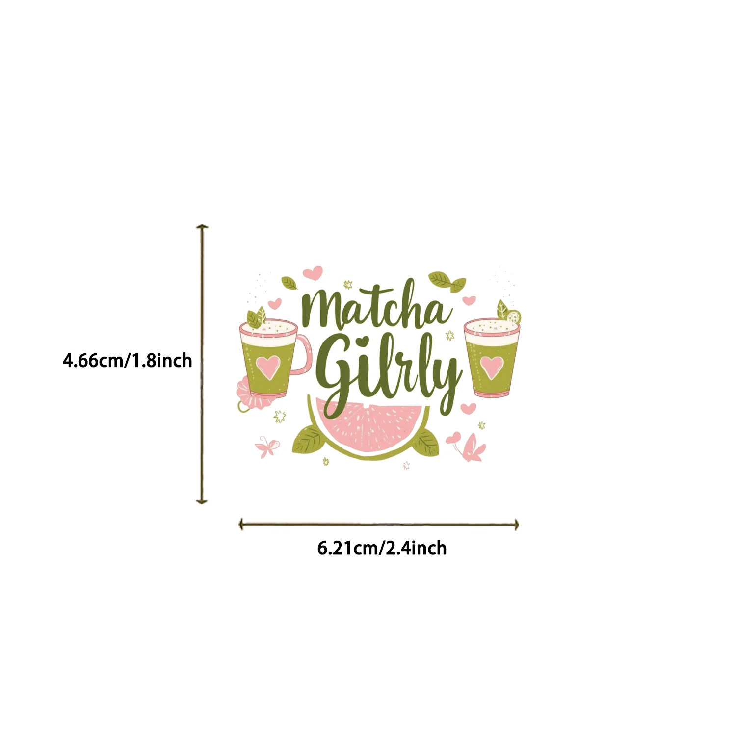 Autocollants Matcha Girl pour ordinateur portable, 50 pièces, autocollants esthétiques pour bouteille d'eau de Skateboard Hydroflask, autocollant de vélo pour adultes