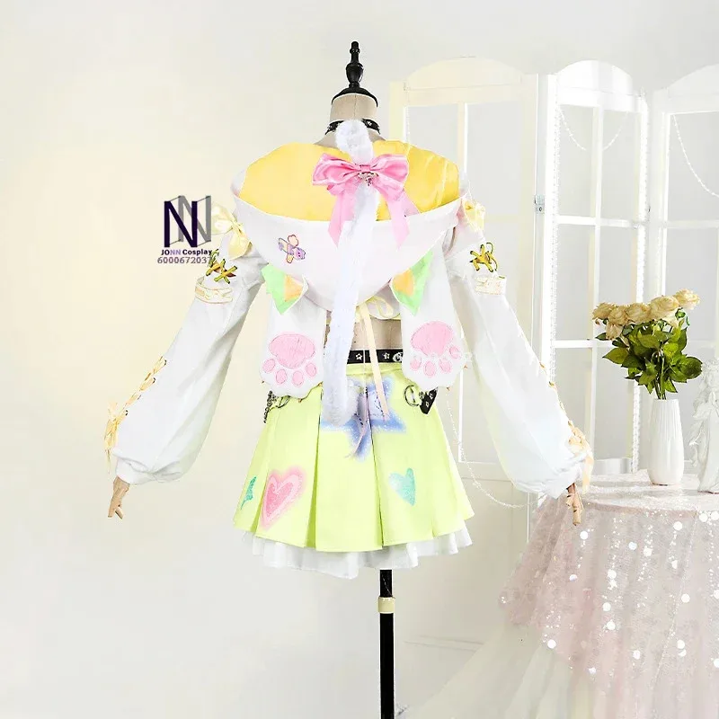 لعبة ناراكا: أزياء بليدبوينت فيريا شين التأثيرية، أزياء على شكل قلب، ملابس أنيمي للنساء، مجموعة حفلات الهالوين، كرنفال لطيف