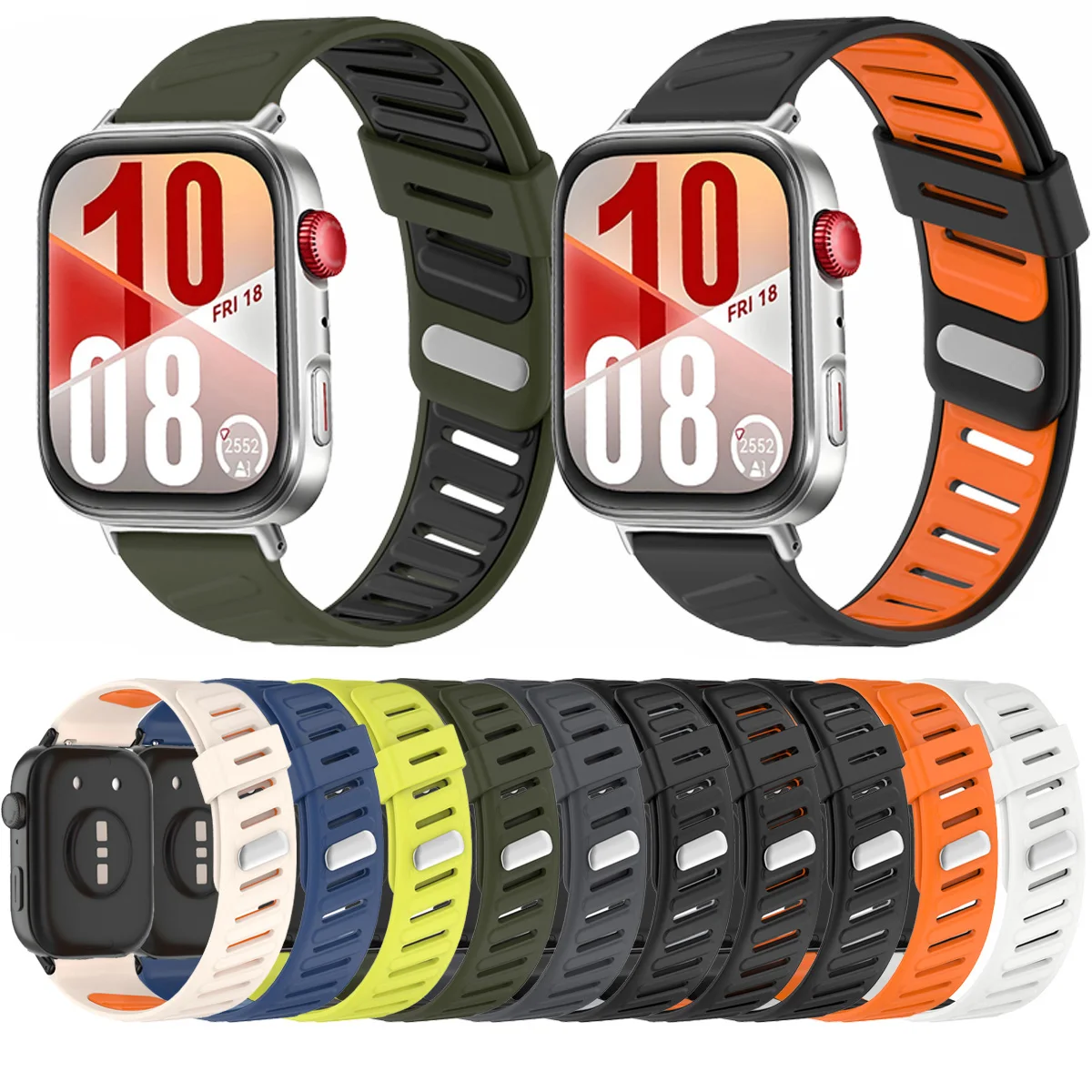 Silicone Strap For Huawei Watch Fit 4 Pro Sports Comfortable Replacement Wristband For Huawei Watch Fit 4 Fit 3 Accessories Band