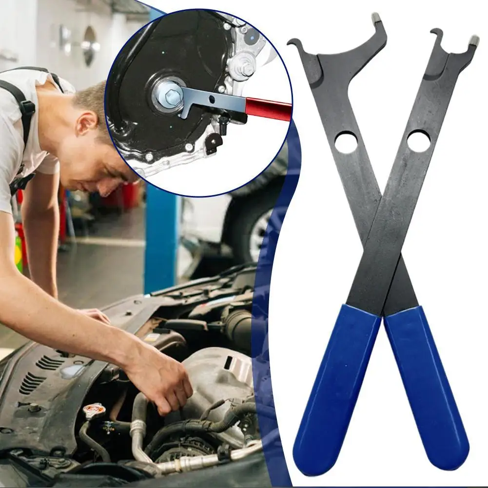 

2Pcs/set Transmission Oil Seal Puller Hook Car Crankshaft Seal Pullers Cam Crankshaft Seal Puller Shaft Seal Removal Tool