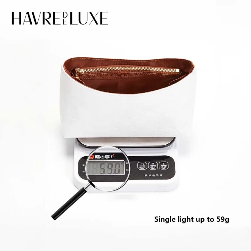 إدراج منظم الحقائب لـ Coach Laurel19 31 mini YKK سحاب DuPont حقيبة تخزين الورق دعم حقيبة اليد أكياس بطانة الملحقات