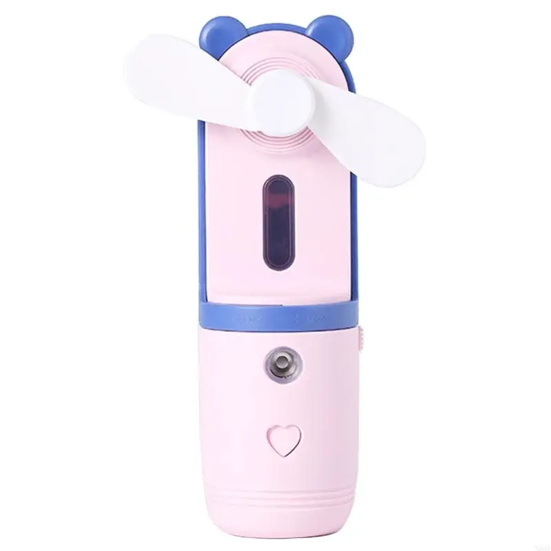 Quạt làm mát nhỏ quạt cầm tay cầm tay với máy phun nước thông gió mini N58D