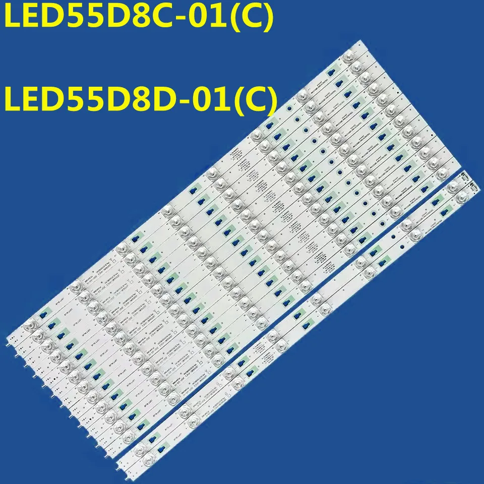 

Светодиодная лента подсветки, 8 ламп для LED55D8C-01(C) LED55D8D-01(C) 30355008421 F55Y LU55H3 U55X31 U55A71H1 LS55H610N LT-55MCF885