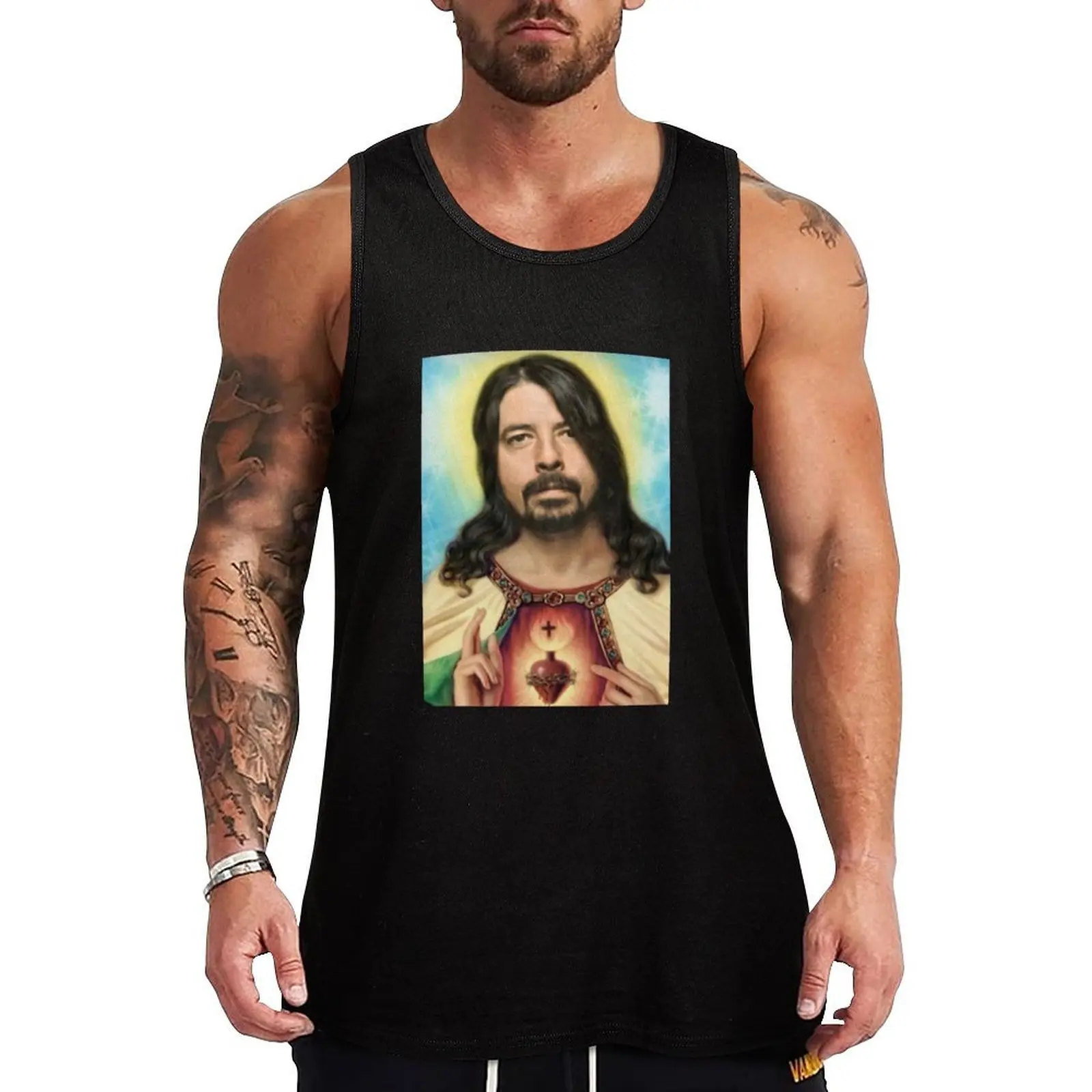 the saint of singer fighters trends Tank Top Urban Street Tank Top Casual Sleeveless Shirt