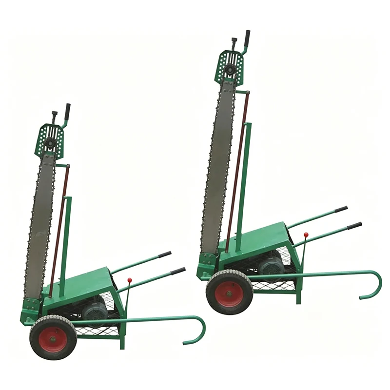 380V Log Saw, Electric Log Chain Saw, Lumber Cutting, Log Cutting, Mobile Chain Saw Double-edged Chain Blade(Customized)