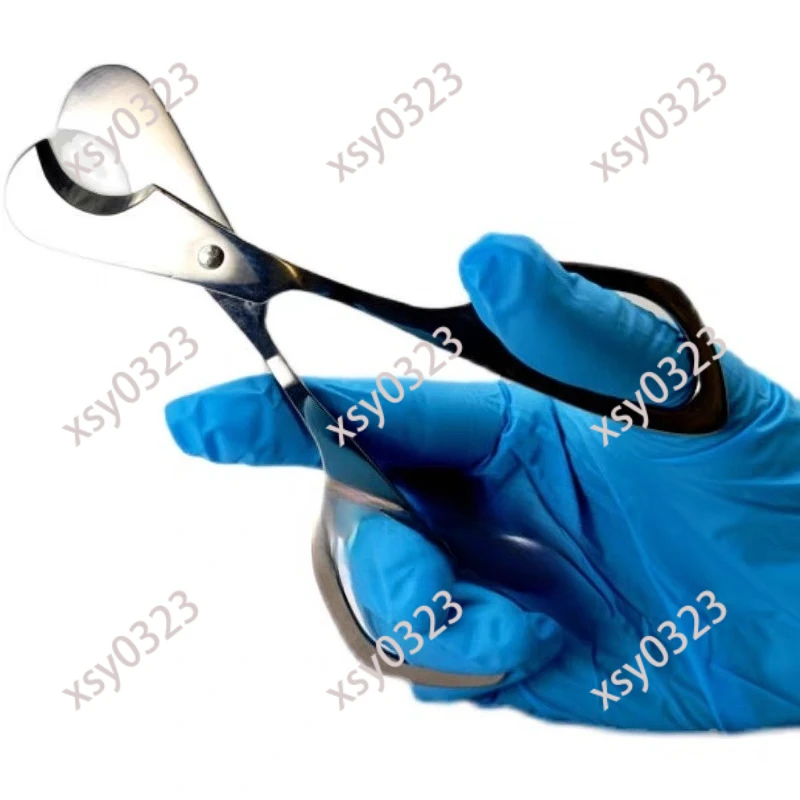 O-type Waist Line Scissors Mini Lampworking Clamp DIY Glass Craft Making Tool
