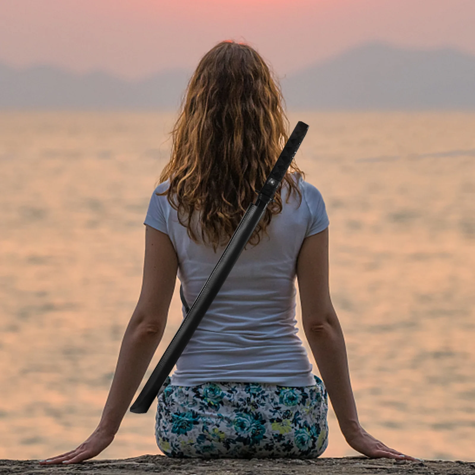 

Swords Bag Thick Wear Resistant Cloth Adjustable Strap Long Swords Storage Carrying Bag Waterproof Protective Sleeve