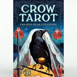 10.3*6cm Crow Tarot Deck Leisure Party Table Game Fortune-telling profezie Oracle Cards