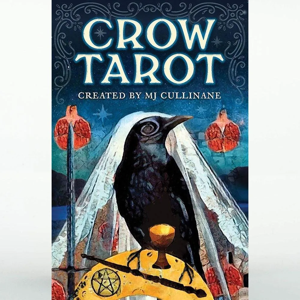 10.3*6cm Crow Tarot Deck Leisure Party Table Game Fortune-telling Prophecy Oracle Cards