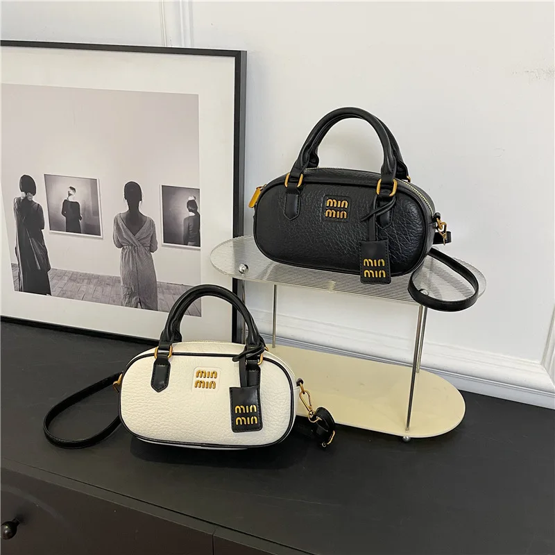 

2025 Vintage Boston Bag - Elegant Pillow Shoulder Purse, Retro Crossbody Handbag for Women
