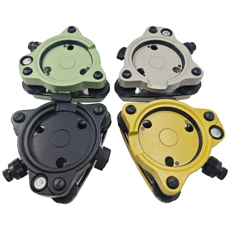 

Green,Grey,Yellow,Black Three-Jaw Tribrach Adapter with Optical Plummet for Top-con Total Station Surveying Instruments GPS