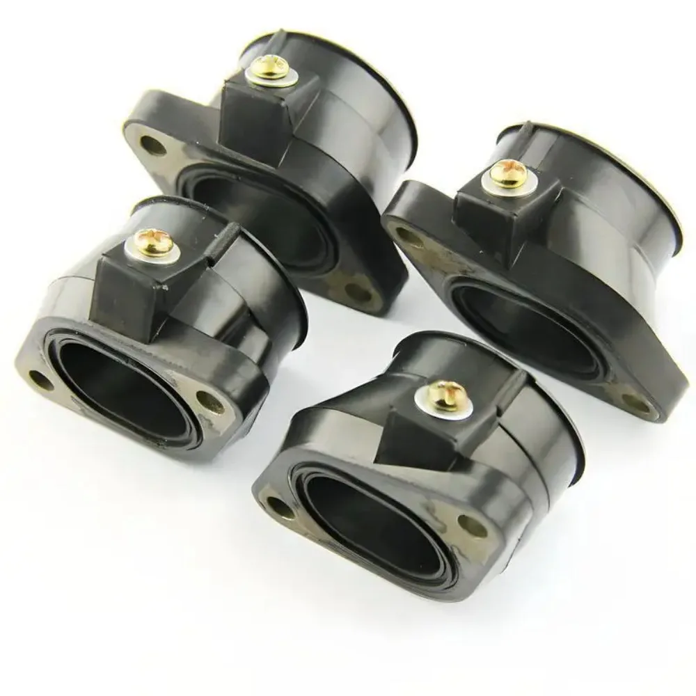 4pcs Carburetor intake manifold dust cover joint  For Yamaha FZR250 FZR250R 1989, 1990, 1991, 1992, 1993, 1994