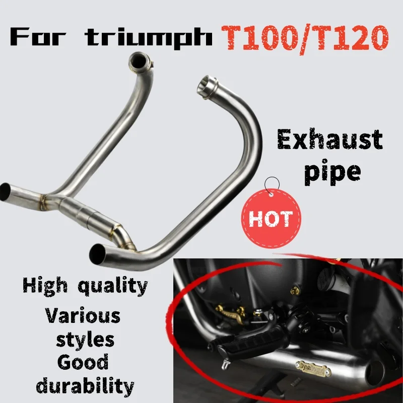 

For Triumph T100/T120-Modified full exhaust pipe-the sound is deep, thick and powerful