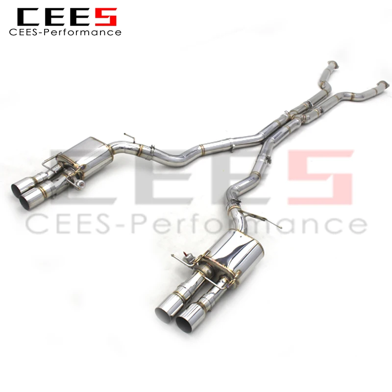 CEES Tuning Catback Exhaust for BMW M5 E60 5.0L 2003-2010 Exhaust Pipe Muffler Stainless Steel SS304 Car Exhaust System Escape