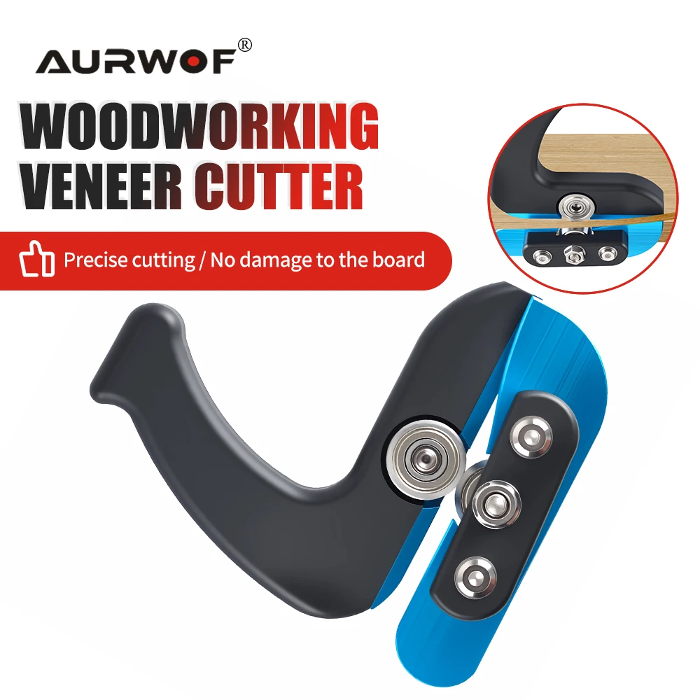 

AURWOF триммер с двойной кромкой, портативный край, деревянная головка, хвостовая резка для плотников, удаление заусенцев, грубые края, деревообрабатывающие ручные инструменты
