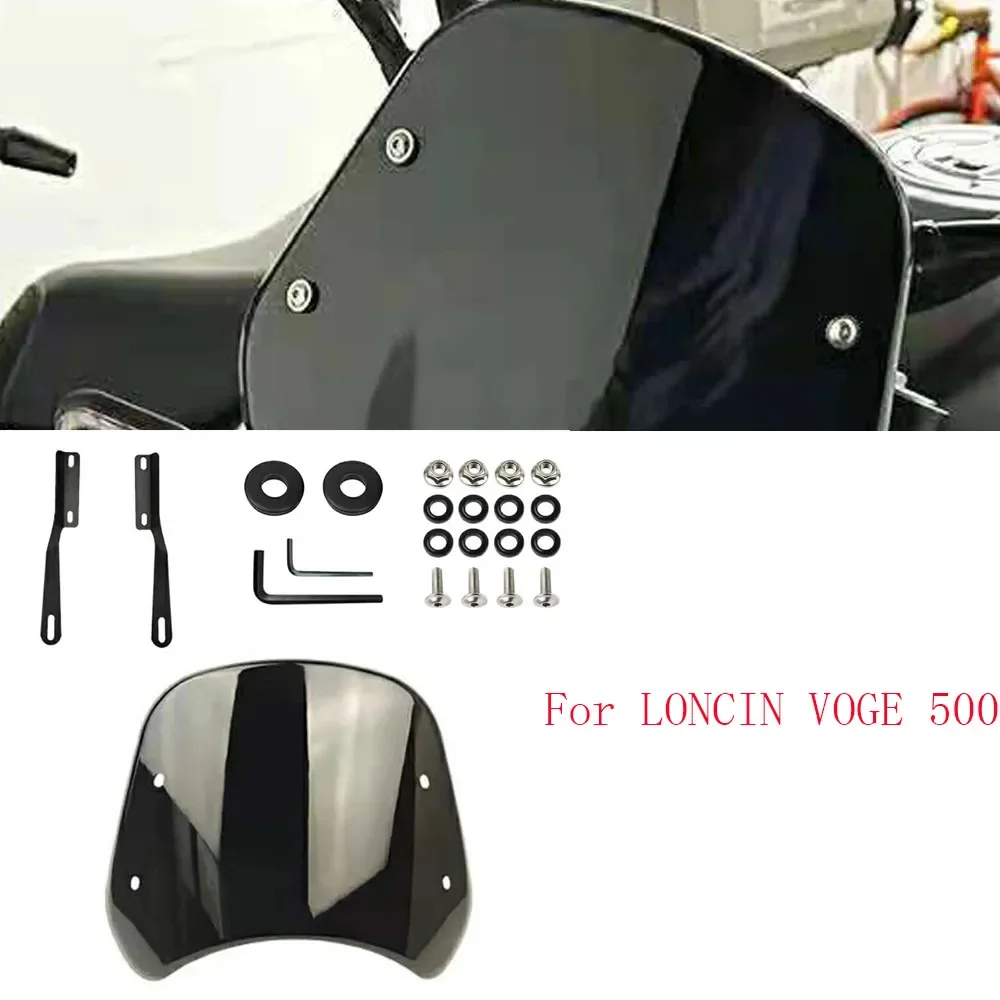 

Motorcycle VOGE 500 AC Windshield Wind Shield Protection For LONCIN VOGE 500AC New