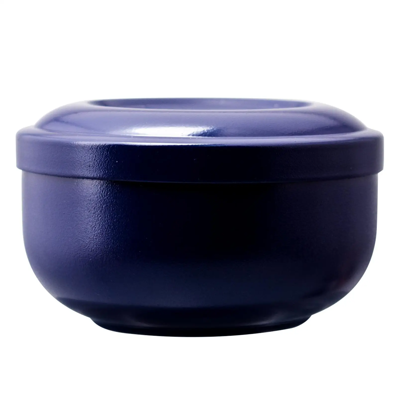 Stainless Steel Shaving Bowl with Lid Shaving Mug for Grandfather Father Men Blue