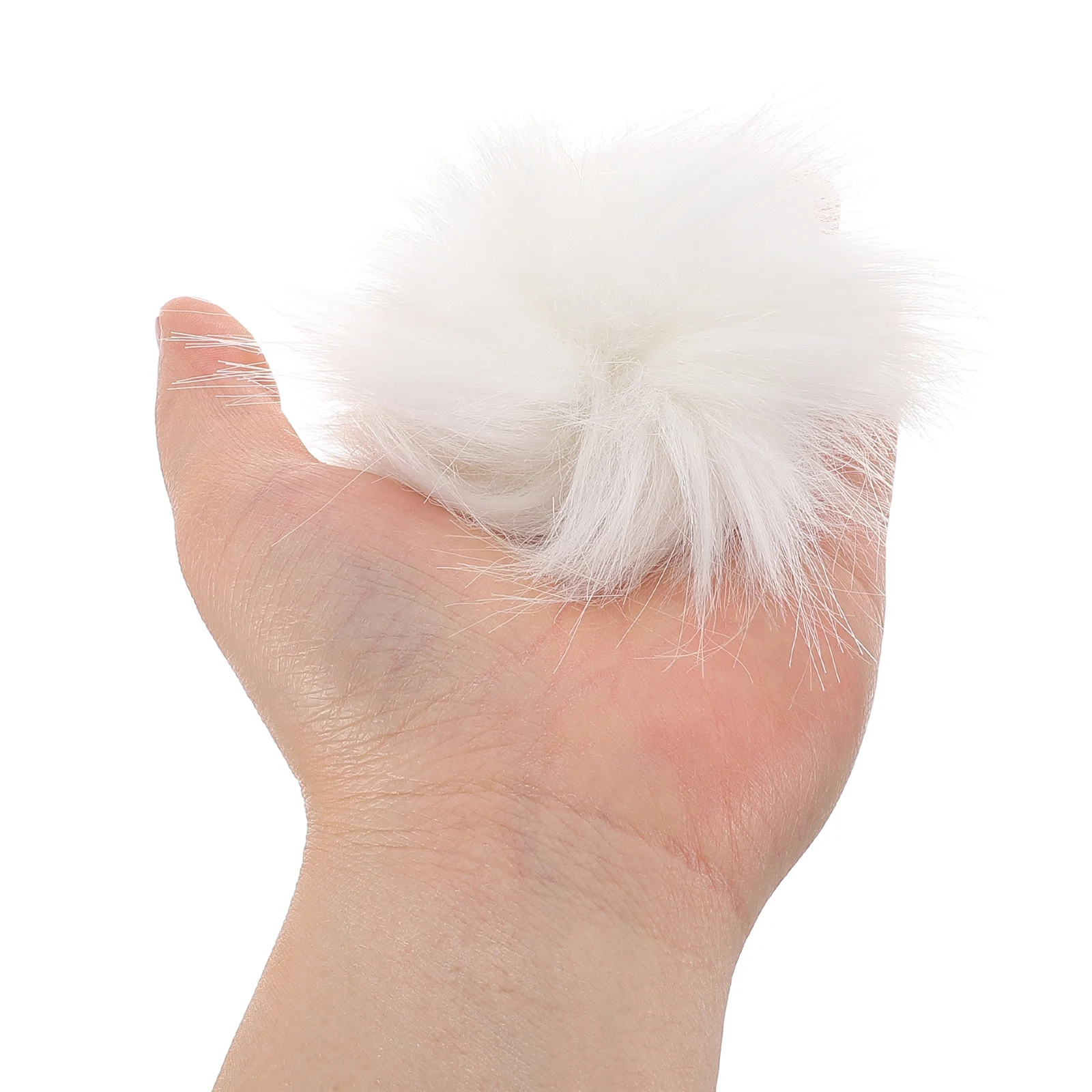 

6 Pcs Bag Charms for Handbags Diy Handmade Accessories Clothing Pompom Faux Ball Acrylic Miss