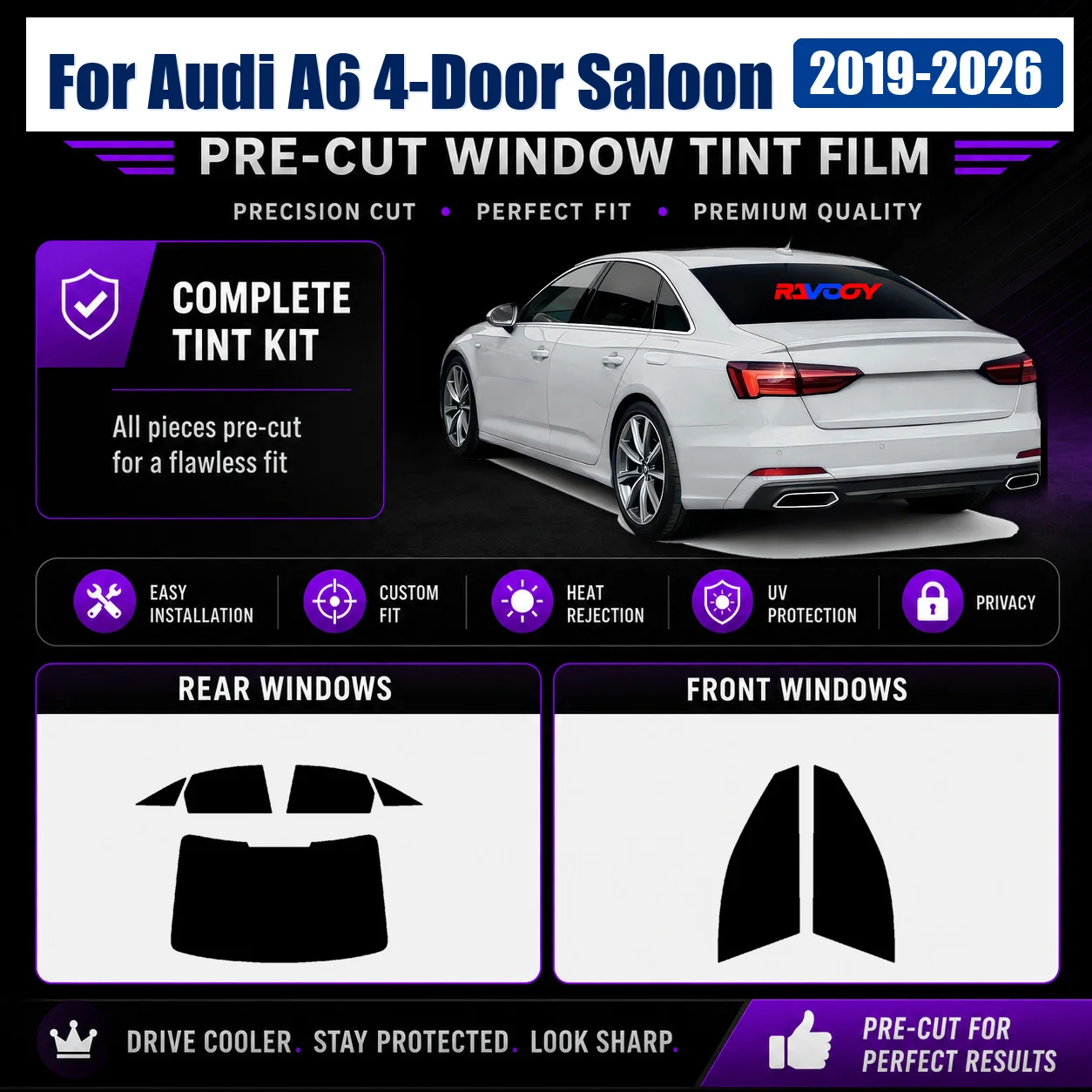 for-audi-a6-4-door-saloon-2019-2026-sun-shade-film-precut-complete-window-anti-glare-privacy-film