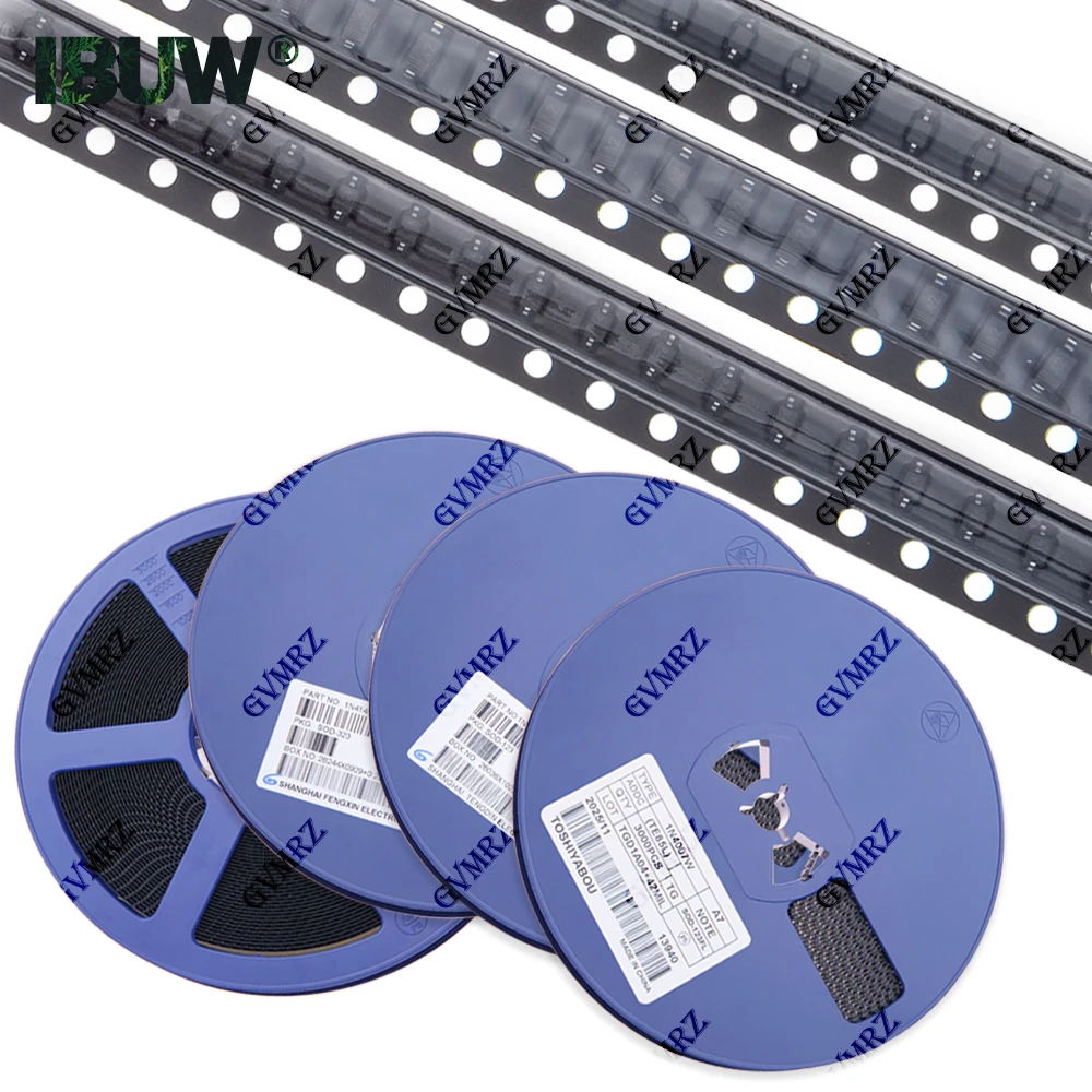 100PCS/3000PCS 1N4148W, 1N5819W, SMD Diodes Assortment 1N400
