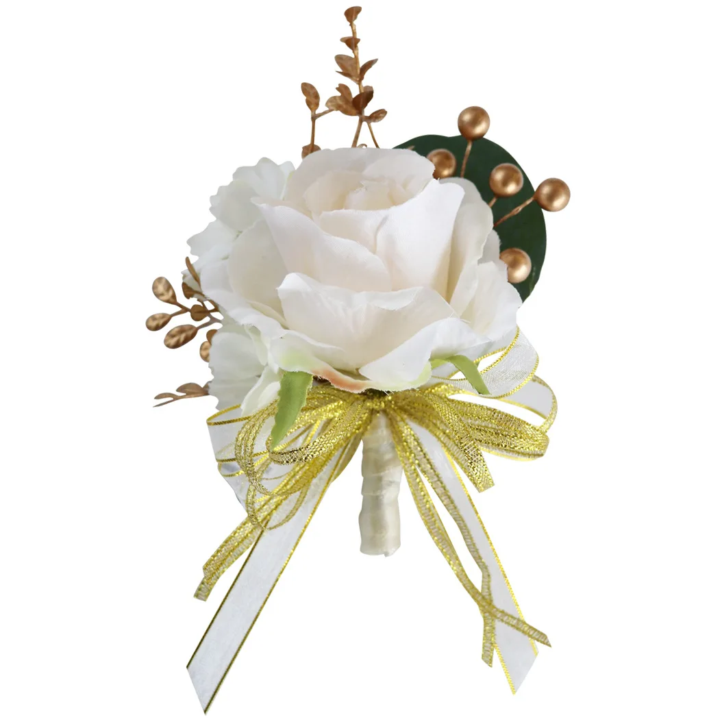 Estilo ocidental Floresta Acessórios Do Casamento, Noiva Corsage, Banquete, Saia De Festa Flor, Irmãs, Namorada Flor De Pulso