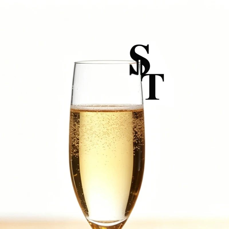 

30/100PCS Custom Drink Charms, Acrylic Drink Tags Personalized Initials Drinks Decoration for Wedding Party Decorations