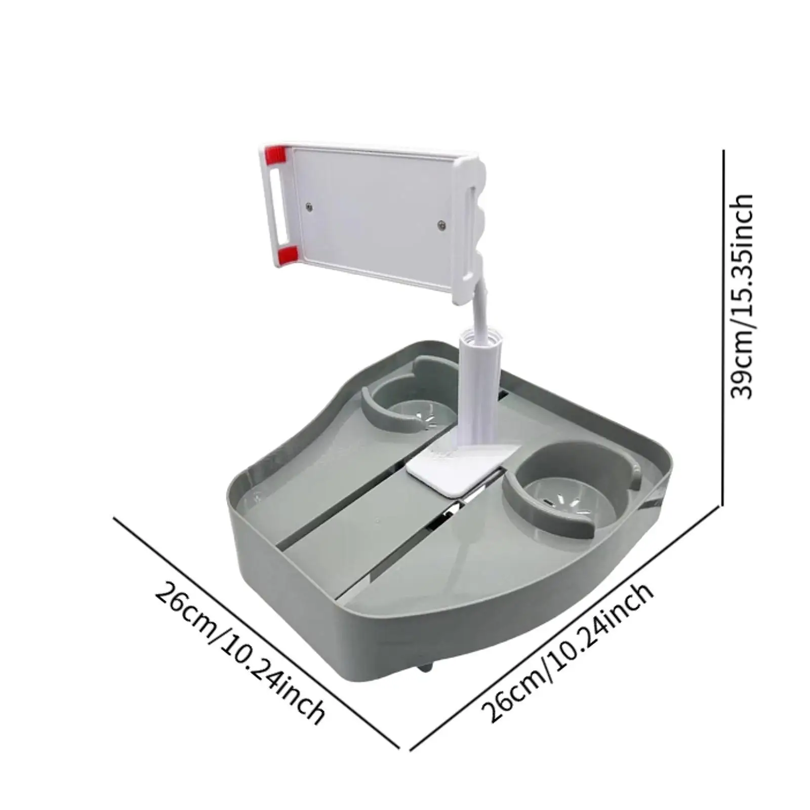 Tub Tray Table Pool Cup Holder Phone Holder for Inflatable Pools Spas