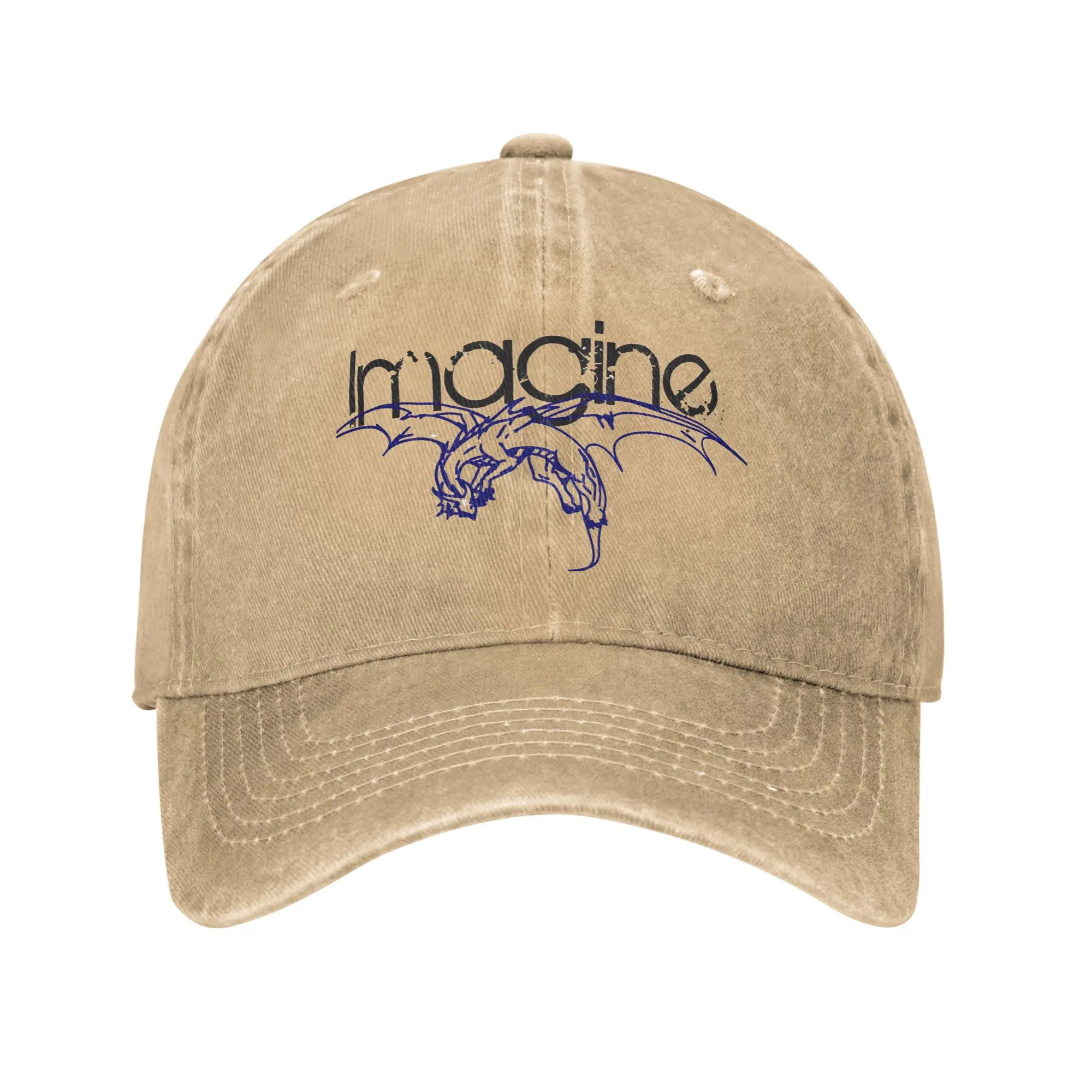 

Бейсбольная кепка Imagine Dragons в стиле ретро, хлопковая шляпа Snapback для мужчин и женщин, активный отдых на свежем воздухе, неструктурированные мягкие шапки, кепка