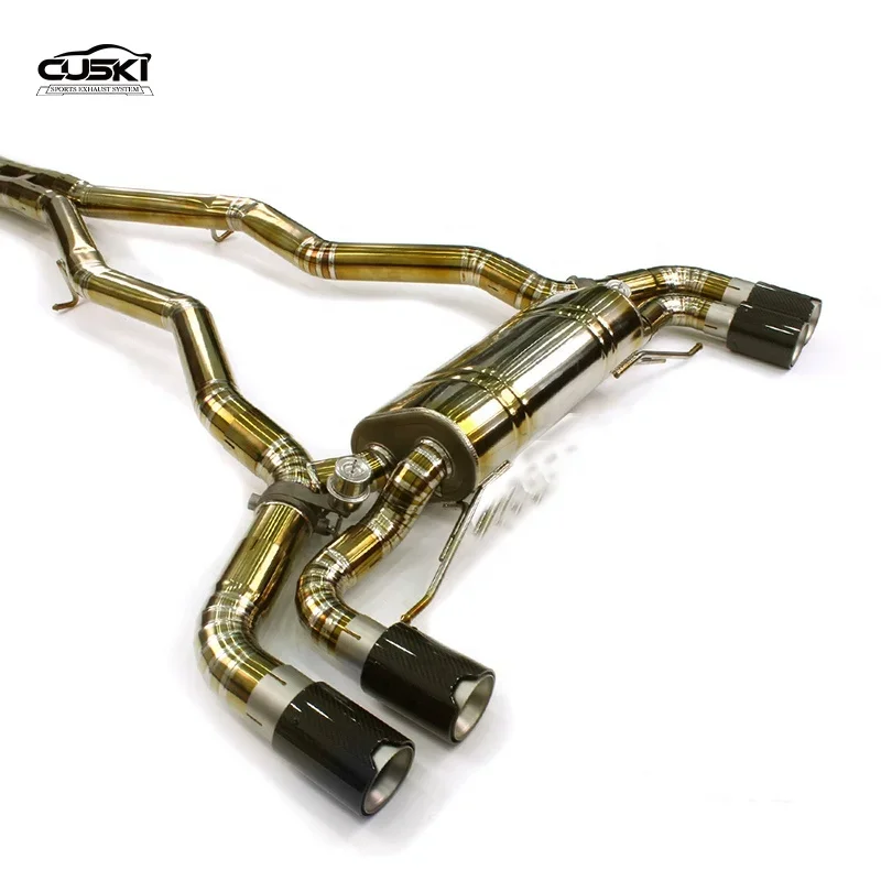 High Performance Exhaust Catback For BMW M5 F90 4.4T 2018-2023 Titanium alloy Exhaust auto parts Exhaust system