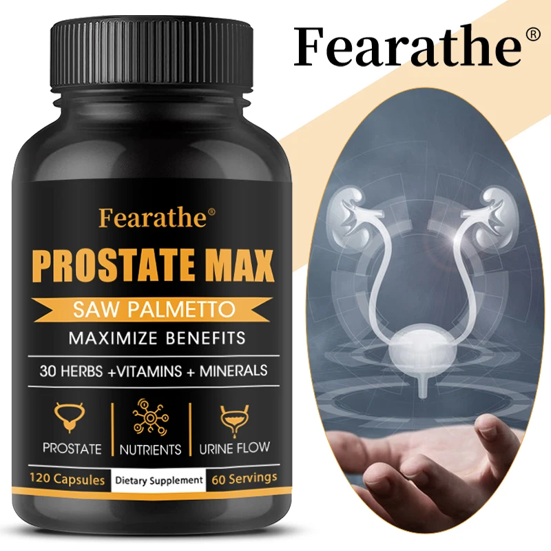 

Saw Palmetto Capsules - Healthy Prostate and Hair Support,Men's Health, Urinary Tract Health, Frequent Urination