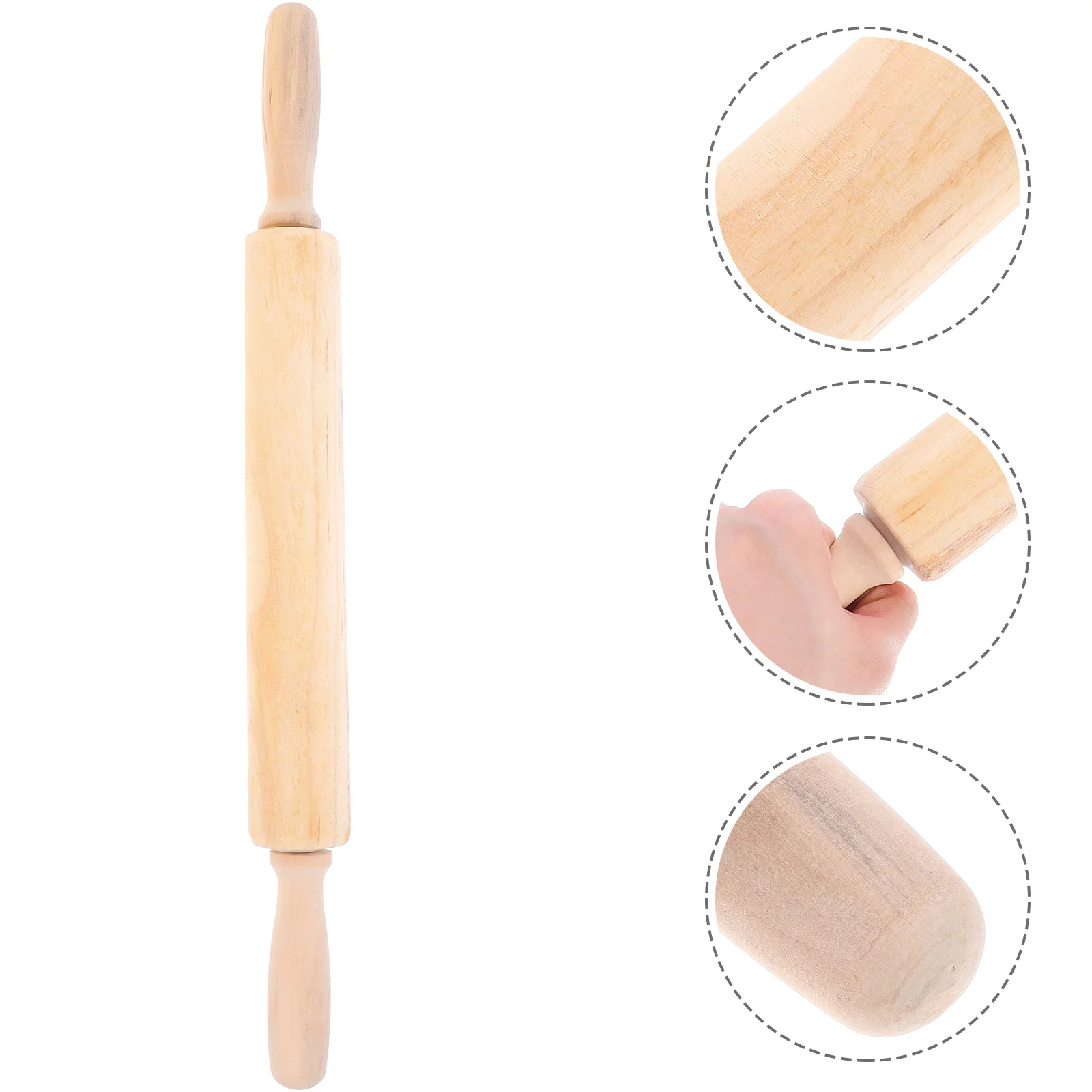 

Rolling Pin Household Kitchen Rod Pie Wooden Dough Noodles Roller Sticks Rollers